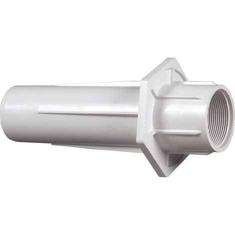 Hayward – Traversée de paroi 63/50mm à coller – Compatible béton – Bouchon de vidange – Raccord union pour pompe et filtre