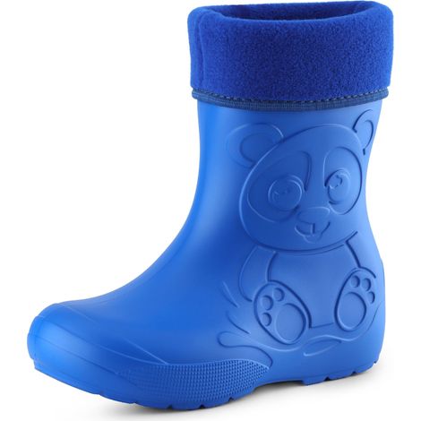 Ladeheid EVA Kinder Jungen Mädchen Gummistiefel Regenschuhe gefüttert LA-CA-11 (Blau, 26/27 EU) (1/5)