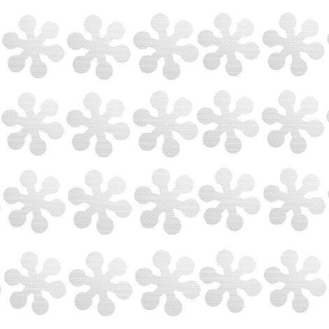 Autocollants antidérapants pour bain et douche, 20 pièces, autocollants antidérapants de sécurité flocon de neige (1/4)