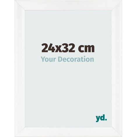 yd. - Cadre photo 24x32 - Blanc Mat - MDF - Pisa (1/5)