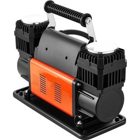 Compresseur d'air portable à double cylindre - 12 V - 300 L/min - 1080 W - Manomètre numérique (1/5)