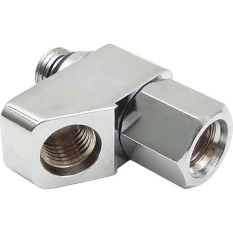 Adaptateurs de tuyau réglables en acier inoxydable pour détendeur de plongée technique, rotation ajustable. (1/5)