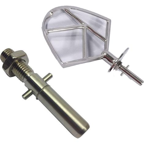 Batteur K en inox et tige avec circlips