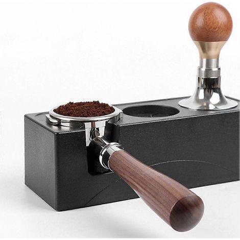 Espressomaschinen-Pulverbehälter, Kaffeeaufbewahrungsbehälter, Schwarz