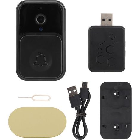 Sonnette vidéo sans fil WiFi avec récepteur-Online Store (1/5)