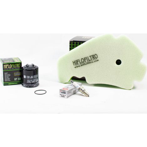 Kit Révision Filtres Bougies pour PIAGGIO MP3 300 HPE ABS de 2019 à 2020 - Sans Huile