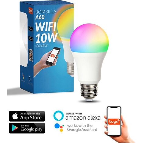 Ampoule LED SmartHome E27 A60 10W RVB+CCT - Ledme - LM7141 - Ampoule LED SmartHome E27 A60 10W RVB+CCT - Ledme - LM7141 (1/2)