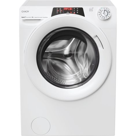 Candy RapidÓ ECO, Lavatrice 9kg, Classe A-15%, 1400 giri, Bianco, RO 496DWM7/1-S (1/4)