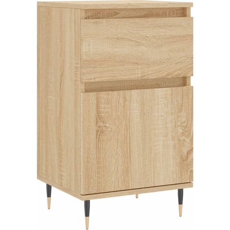Credenza cassettiera mobile contenitore organizer cucina soggiorno salotto sonoma 40 x 35 x 70 cm legno ingegnerizzato marrone 020031561