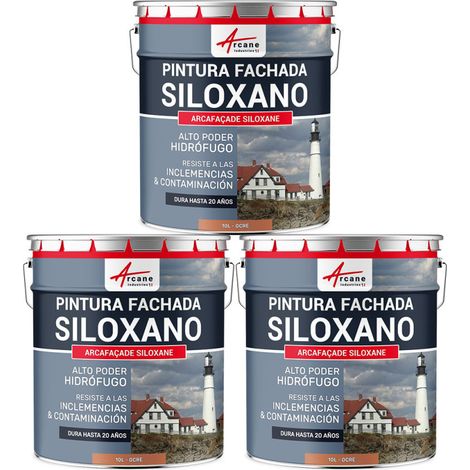 Pintura de siloxano para exteriores y fachadas, de alto poder hidrófugo - ARCAFAÇADE SILOXANE