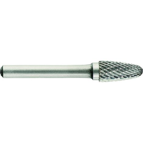 Fraise lime carbure Ogive 103183 - Diamètre : 12 mm - Longueur totale : 70 mm - TIVOLY
