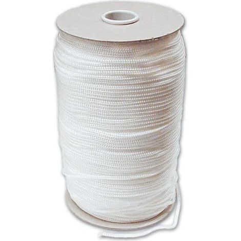 CORDONCINO X TENDA RILOGA Ø 2,5MM BIANCO 250MT