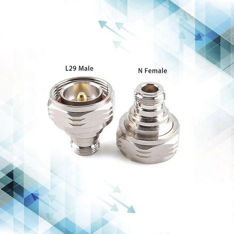 Adaptateur L29 7/16 DIN mâle vers N femelle, droit (1/4)