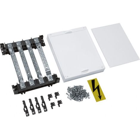 Unité équipement avec jeu de barres tétra univers cu 25x6mm 400A 1 travée h300mm (UE21D3)