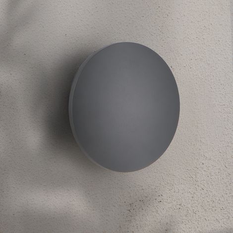 IluminaShop - Aplique de Pared LED Grey 15W IP54 CCT IP54  3000+4000+6000 (1/4)