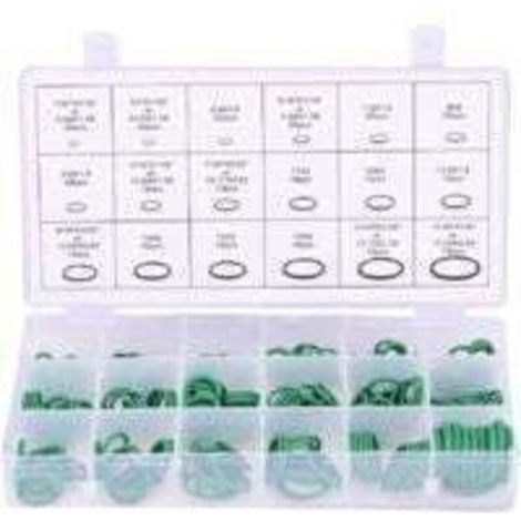 Kit de joints toriques automobile 270 pièces pour climatisation – caoutchouc vert, étanchéité haute performance