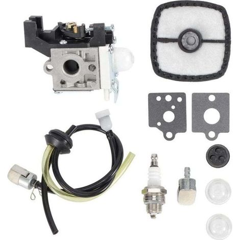 UlisemKit carburateur de qualité supérieure pour débroussailleuse Echo SRM-225 PAS-225 PE225 PPF225 SHC225 SRM225U Installation facile fiable et durable Accessoires complets inclus (1/4)