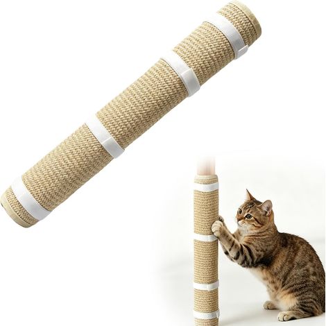 Griffoir Canapé, Griffoir Chat Sisal, Protection Canape Chat Anti Griffe en Sisal Autocollant Protège Les Pieds de Table des Griffes Idéal pour Les Propriétaires de Chats (1/5)