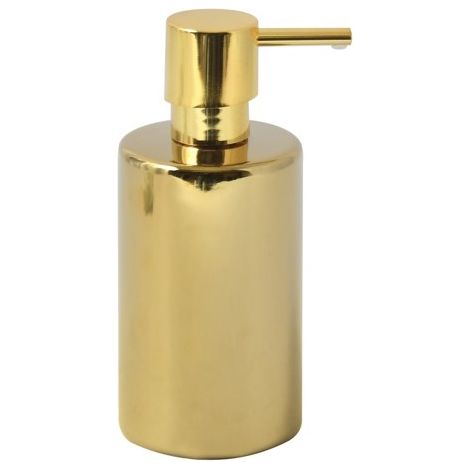 Distributeur de savon Céramique TUBE Or Brillant Spirella