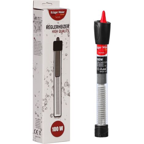 Kruger Meier Reglerheizer 100W - chauffage avec thermostat pour aquarium (1/5)