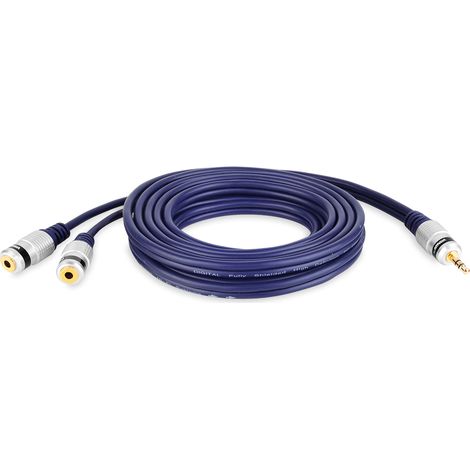 Cable jack estéreo de 3,5 mm - 2x conector jack estéreo de 3,5 mm, divisor de tomas estéreo vitalco Cable jack estéreo de 3,5 mm - 2x conector jack estéreo de 3,5 mm, divisor de tomas estéreo vitalco  (1/5)