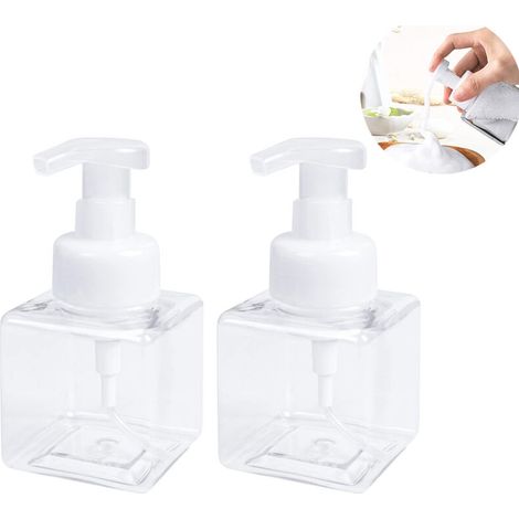 2-teiliger Schaumseifenspender, 250 ml leere Pumpflasche (8