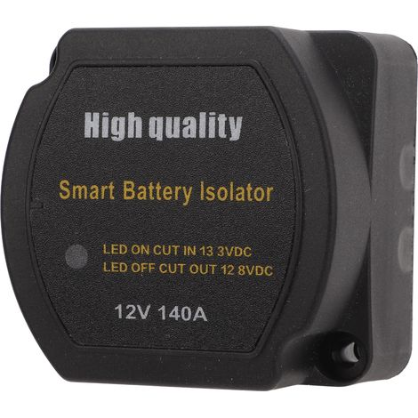 Relais de coupure batterie 12V 140A étanche IP65 universel pour bateau, camping-car, voiture, quad, SSV (1/5)