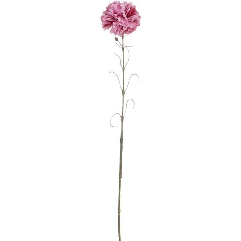 Mica Nelke dunkelrosa Polyester 66 cm Ast, Stängel & Zweig