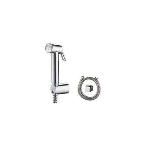 Cabezal de ducha para inodoro con soporte y manguera, cabezal de ducha, pistola rociadora, boquilla presurizadora para inodoro - Crezuo