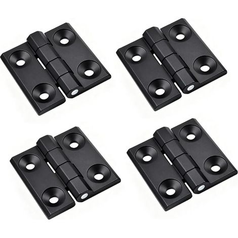 Pieces Flat Folding Hinge Holes, Exterior Stainless Steel Hinge, Heavy Duty Door Hinge, for Fixed Doors, Entrance Doors, Bedroom Doors, Garden Doors, Fire Doors (1/5)