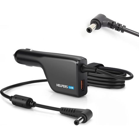 90W 19V 4,74A Ordinateur Portable Chargeur de Voiture pour ASUS Fujitsu Siemens Amilo Biblo Espromo Lifebook Stylistic Gigabyte MSI Akoya Toshiba Dynabook Satelite Equium Portege Tecra 5.5x2.5 (1/5)