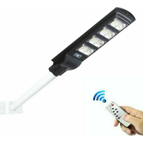 TrAdE Shop Traesio - Lampione Stradale 120led 120w Pannello Fotovoltaico Energia Solare Esterno Ip65 -