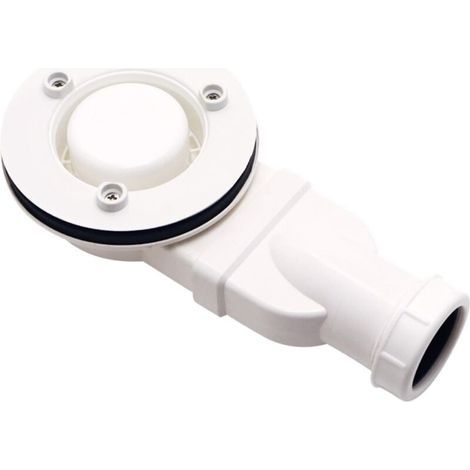 Shower drain, replacement of the siphon side drain, VC drain, shower tray siphon, slim siphon for prevention, White (1/5)