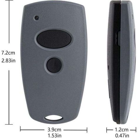 NALOOKAMIC Ouverture de la Porte de Garage Émetteur Manuel Compatible avec 868Mhz Marantec Digital 302, 384, 304, 313, 321, 323, 131 868 Télécommande 2 pièce