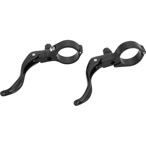 1 Paire de Poignées de Frein pour Vélo de Route en Aluminium Léger 31.8mm, Noir (1/4)