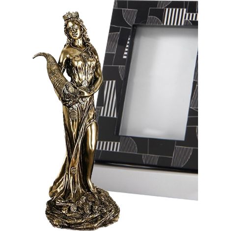 Statue delle Dee della Fortuna – Statuette greche in resina da collezione, sculture portafortuna, decorazioni per la casa, per famiglie e amanti
