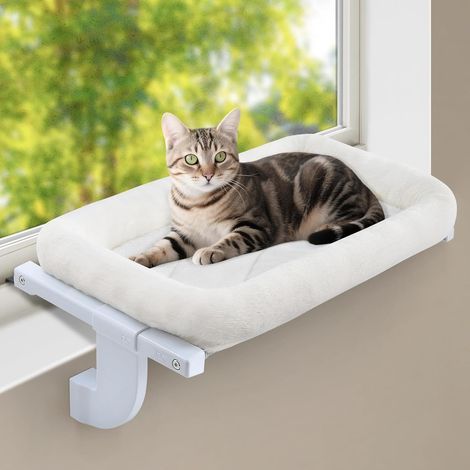 1 Hamac Pour Chat Radiateur Meuble Clip Acier Coussin Lavable Jusqu'à 18kg Salon (1/5)