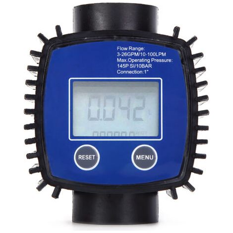 Débitmètre d'eau et diesel numérique haute précision – Plage de débit 5-120L/min – Filetage interne 1 pouce – Pression max 20 bar (1/5)