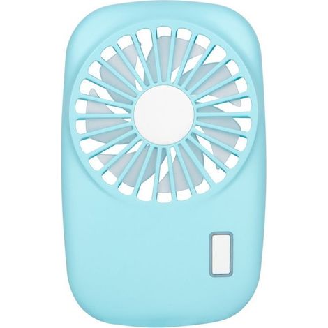 Blue Handheld Fan Mini Powerful Small Personal Portable Fan Adjustable Speed Usb Rechargeable Cooling (1/3)
