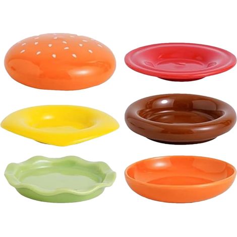 Assiettes à Dessert,6 Étages Assiettes à Dessert Petites (1/5)