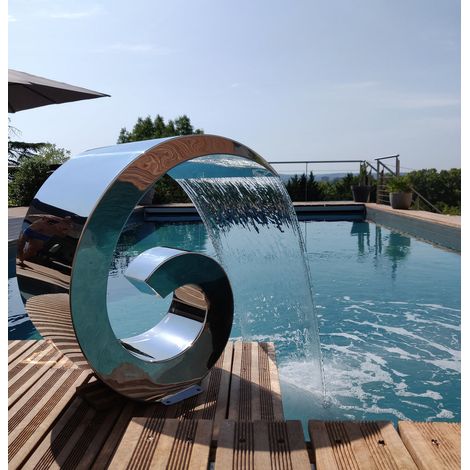 ZENLYS Cascade de Piscine California Hauteur 70cm Largeur 50cm (1/5)