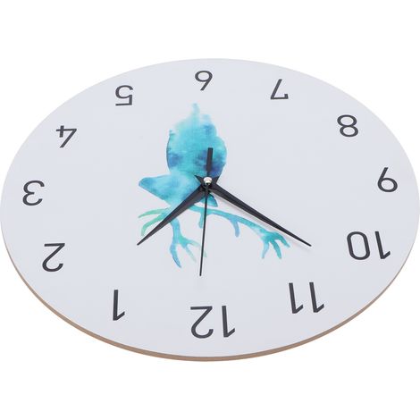 Horloge murale silencieuse de style rétro européen de 29 cm, idéale pour la décoration du salon et de la chambre. (1/5)