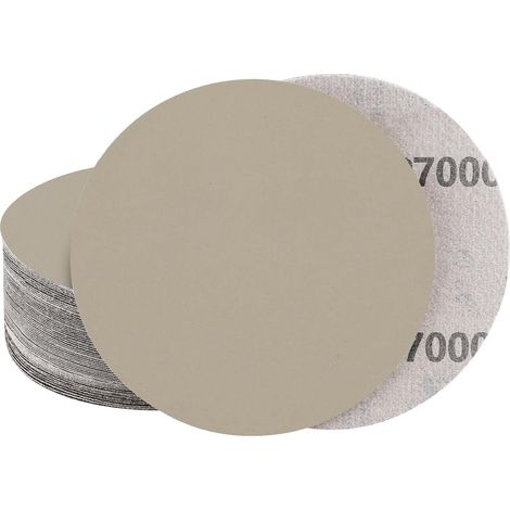 Schleifpapier 150mm Klett Ohne Loch Nass Metall 20 stück 7000 körnung (1/5)