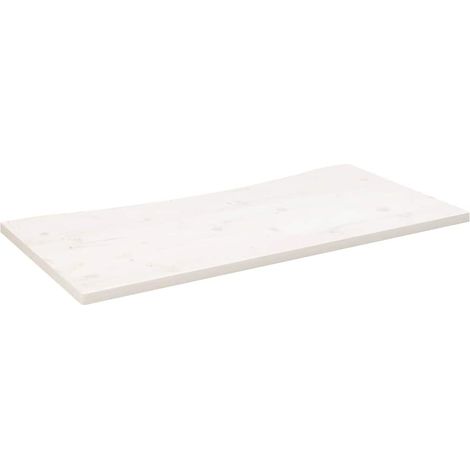 Maison Exclusive - Tablero de escritorio madera maciza pino blanc