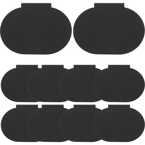 Homoyoyo Lot de 12 étiquettes adhésives tableau noir brillant