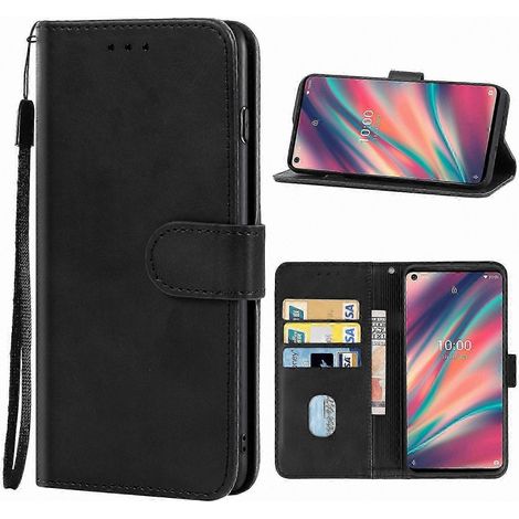 Echtlederhülle für Wiko View 5, stoßfeste Hartschalen-Hülle mit Magnetverschluss, umfassender Schutz für Ihr Smartphone, stilvolle und langlebige Tasche, kompatibel mit dem Wiko View 5-Modell (1/4)