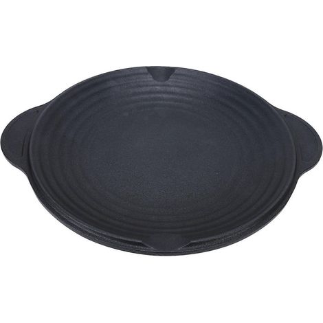 Grille multifonction en alliage d'aluminium, ronde et nomade, accessoire de cuisson pour barbecue domestique, idéale pour poitrine de porc, crêpes et gâteaux de riz frits. (1/5)