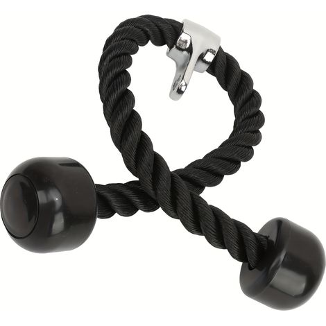 Câble de musculation sans fil de 70 cm pour biceps et triceps, avec poignées de tirage hautes. (1/5)