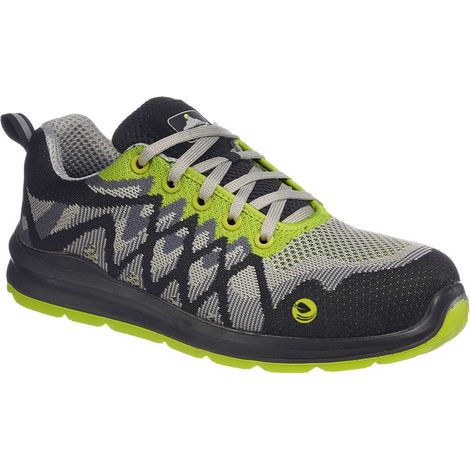 Chaussure de sécurité écologique Compositelite S1P - Taille 47 - Noir/Jaune - PORTWEST - FC08BKY47