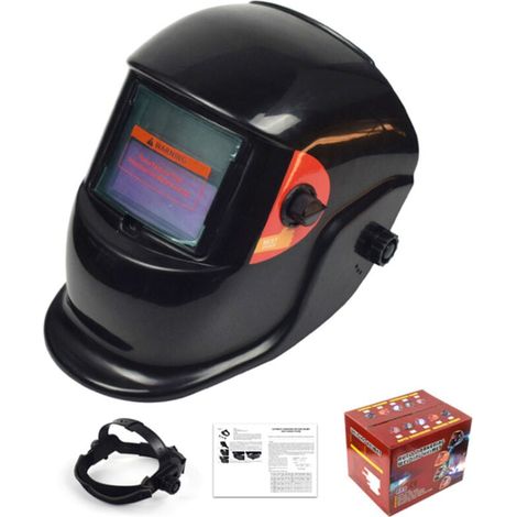 Masque De Soudage Solaire À Gradation Automatique Noir 90 Mm X 35 Mm (1/4)